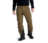 RevolutionRace Cyclone 3L Shell Pants da Uomo, Pantaloni Impermeabili con Riflettori Recco per l'escursionismo, Dark Olive, L