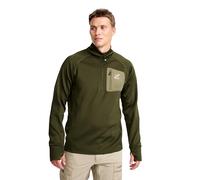 RevolutionRace Evolution Half-Zip Stretch Fleece da Uomo, Maglione in Pile per Escursioni e Attività all'Aperto, Forest Night, M