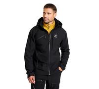 RevolutionRace Hiball Softshell Jacket da Uomo, Giacca da Esterno per Escursionismo, Black, XXL