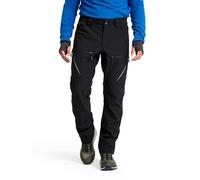 RevolutionRace Hiball Softshell Pants da Uomo, Pantaloni da Esterno per Escursionismo, Black, S