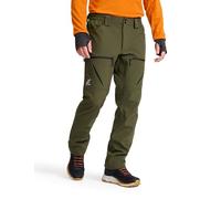 RevolutionRace Hiball Softshell Pants da Uomo, Pantaloni da Esterno per Escursionismo, Forest Night, XXL