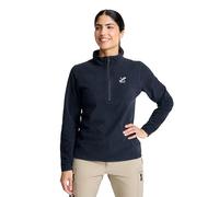RevolutionRace Hiker Half-Zip Fleece da Donna, Pile leggero ed elastico con mezza zip, Deep Navy, L