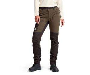 RevolutionRace Rambler Lightweight Pants da Donna, Pantaloni da Trekking Resistenti e Leggeri, Mud/Espresso, S
