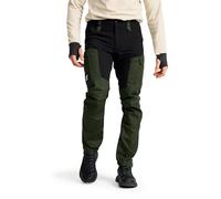 RevolutionRace RVRC GP Pants, Pantaloni da Uomo, durevoli per Trekking e Altre attività all'Aria Aperta, Forest Green, S
