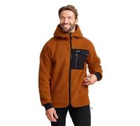 RevolutionRace Sherpa Hoodie da Uomo, Giacca in Pile Ottima per le Escursioni e le Avventure All'aria Aperta, Caramel Café, XL