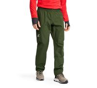 RevolutionRace Vector 2L Pants da Uomo, Pantaloni Antipioggia Impermeabili e Antivento per l'escursionismo, Forest Green, M