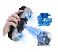 Revopoint MetroY Scanner 3D per Stampa 3D, Precisione da 0,01 mm, Scanner Portatile Laser Blu Industriale 30+15+1, Condivisione Controllo in Streaming, Modelli e Misurazione 3D Industriali