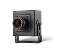 Revotech 3MP Mini Fisheye Telecamera IP POE, Telecamera sicurezza domestica HD 3MP, obiettivo 1,7mm(FOV 170°), Vista remota P2P(I706-3-P-FHW)