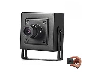 Revotech 3MP Mini POE IP Camera, HD 3MP Metallo Telecamera di sicurezza domestica con obiettivo 3.6 mm (90 °FOV), alimentato da PoE, CCTV telecamera di sorveglianza, Vista remota P2P (I706-P-FHW)