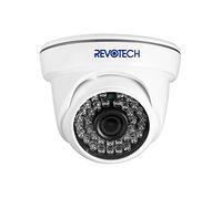 Revotech Telecamera IP a cupola da 3MP per interni, telecamera di sicurezza domestica HD 3MP H.265, 36pcs IR LED Night Vision, P2P Remote View (I3012-FHW)