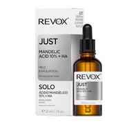 REVOX B77 - Just Acido Mandelico 10% + HA, 30 ml, Acido Mandelico e Acido Ialuronico, Scrub Viso Delicato, Idrata e Migliora Elasticità, Leviga e Uniforma Tono Pelle, Previene Invecchiamento