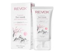 REVOX B77 - Maschera Viso Ultra Idratante Japanese Routine 3 Minute, 30 ml, Maschera Idratante Intensiva, con Alghe Wakame, Argilla Rosa e Fiori di Ciliegio, Nutre, Ammorbidisce e Rivitalizza la Pelle