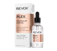 REVOX B77 - Olio Molecolare per Capelli Plex, 30 ml, Olio per Capelli Secchi e Danneggiati, Complesso Multipeptidico che Ripara le Fibre Capillari, Nutre e Ristruttura i Capelli, Anti-Crespo