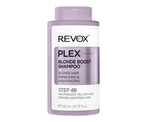Revox B77 Plex Blonde Boost Shampoo Shampoo per capelli biondi e decolorati, Passo 4B