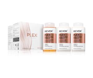 Revox B77 PLEX Hair Rebuilding System Professional Set set per capelli tinti e danneggiati per uso professionale 3x260 ml