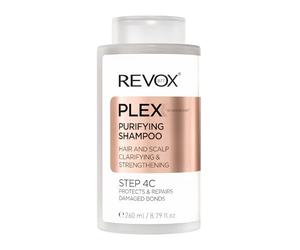 REVOX B77 - Plex Purifying Shampoo Step 4C, 260 ml, Shampoo Purificante per Capelli Grassi, Rinforza i Capelli Decolorati e Tinti, Ripara la Fibra Capillare, Restituisce Morbidezza e Lucentezza