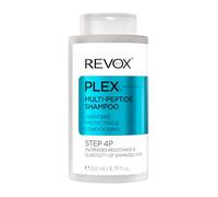 REVOX B77 - Shampoo Multi-Peptide Plex Fase 4, 260 ml, Shampoo Fortificante con Peptidi, Detergente Delicato, Idrata il Cuoio Capelluto, Rinforza i Capelli Deboli, Per Uso Quotidiano, Tutti i Tipi
