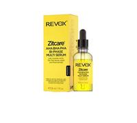 REVOX Zitcare AHA BHA PHA Bi-Phase Multi Siero, 30 ml, Siero facciale, Esfoliazione Morbida, Detergente per pori e punti neri, Leviga la pelle, Bilancia il grasso, Idrata e lenisce l'irritazione