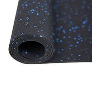 RevTime Tappetino per tapis roulant, 198,1 x 91,4 cm, resistente, in gomma, colore: nero