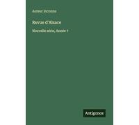 Revue d'Alsace: Nouvelle série, Année 7