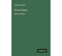 Revue d'Alsace: Série 2, Année 4