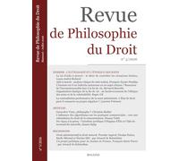Revue de Philosophie du Droit 5/2026