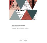 Revue de synthèse historique