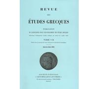 Revue des études grecques: Janvier-Juin 2006, 119-1