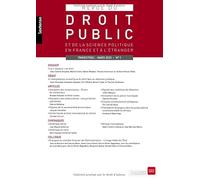 Revue du Droit Public 01/2025: et de la science politique en France et à l'étranger
