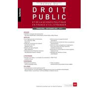 Revue du Droit Public 03/2025: 3 2025