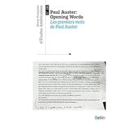 Revue française d'études américaines n° 186 (2026-1): Paul Auster: Opening Words