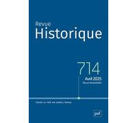 Revue historique, 2025 - 714