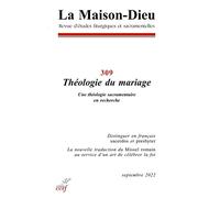 revue La maison Dieu 309 - Volume