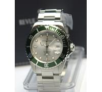 Revue Thommen Subacqueo (300m) Automatico Argento/Blu 17571.2125 Mai Messo