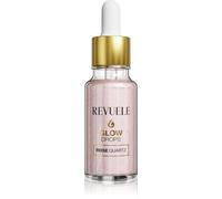 Revuele Glow Drops Rose Quartz siero illuminante per corpo e viso 20 ml
