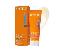 REVUELE Go Glow! Esfoliante Delicato Viso con Vitamine C+E+F - Gel Esfoliante con Microcristalli, Illumina e Uniforma il Tono, Riduce la Pelle Spenta e Affaticata, 80 ml