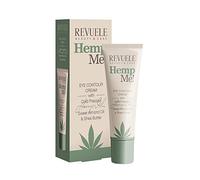 Revuele, Hemp Me Bio 100 - Crema idratante per gli occhi, arricchita con olio di canapa spremuto a freddo e olio di mandorle dolce giorno e notte, 35 ml