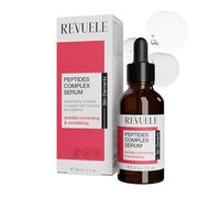 REVUELE Siero Viso Peptidi Complex - Trattamento Rassodante Anti-Età, Supporta il Collagene, Riduce Linee Sottili e Migliora l’Elasticità, Texture Levigata, 30 ml