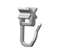 Rewagi - 100 pezzi di alta qualità di ganci per binari delle tende da 6 mm, colore bianco