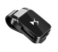 REWIASF Porta Occhiali da Auto per DS7 DS 7 Crossback 2018 2020 2021 2022 2023 2024, Portaocchiali Auto Supporto Occhiali da Visiera Accessori Parasole,A