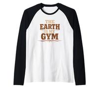 Rewilding Primal Workout Natural Fitness Tribe Maglia con Maniche Raglan