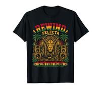 Rewind Selecta Batteria e Basso Junglist Lion DnB Roots Maglietta
