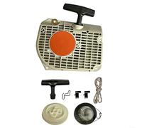 Rewind Starter Kit di riparazione compatibile con motosega MS340 MS360, dispositivo di avviamento a rinculo, parte di ricambio #1125 080 2105, ABS