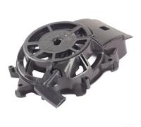 Rewind Starter Pull Cord Recoil Assembly, per motore piccolo 550, parte robusta ABS liscia nera maniglia a leva in corda, 31 x 22 cm