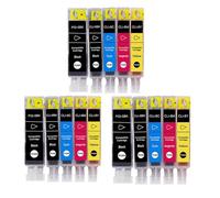 REwNXA CARTUGHI DI INCOLLA compatibili da 15 pc per PGI-5 CLI-8 Adatto per IP4200 IP4300 IP4500 MP500 IP5200 MP530 MP600 MP610 MP800