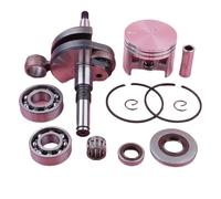 REwNXA Cuscinetto 'Albero Motore della Catene Compatibile Guarnizione 'Olio e Kit pistone per MS380 038 Modelli 52 mm