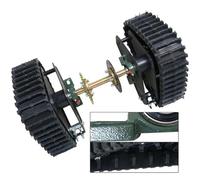 REwNXA Tracce universali di Ruote di Neve e Sabbia con Kit per Assi Posteriori per motocicli ATVS UTVS trattori e falciatrici da Prato