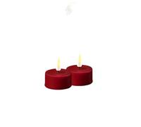 ReWu Deluxe Homeart Tealight 2 pezzi - Bordeaux