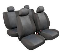 Kit completo coprisedili fodere auto universali in poliestere. Antracite Rex