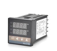 REX-C100 PT100 Termostato Digitale Regolatore di Temperatura Uscita SSR 40DA Relè SSR Radiatore in Alluminio Dissipatore di Calore 1 m Resistenza 1 Pz(REX-C100 PT100 Relay)